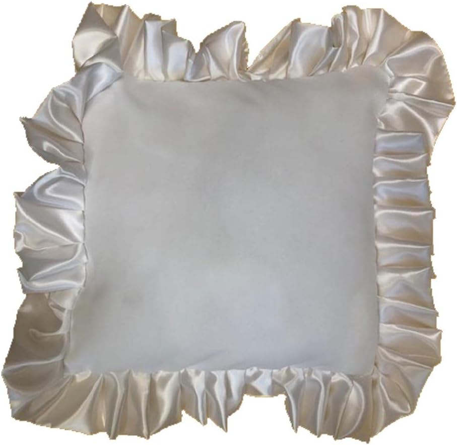 Cuscino Lusso con Volant Personalizzabile – 48×48 cm – Cod. 40460 PRS