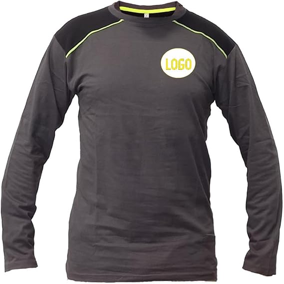 T-Shirt Latina Linea 4 Stretch – Maglietta Manica Lunga con Inserti Fluo – Personalizzabile con Stampa o Ricamo PS 40472 PRS