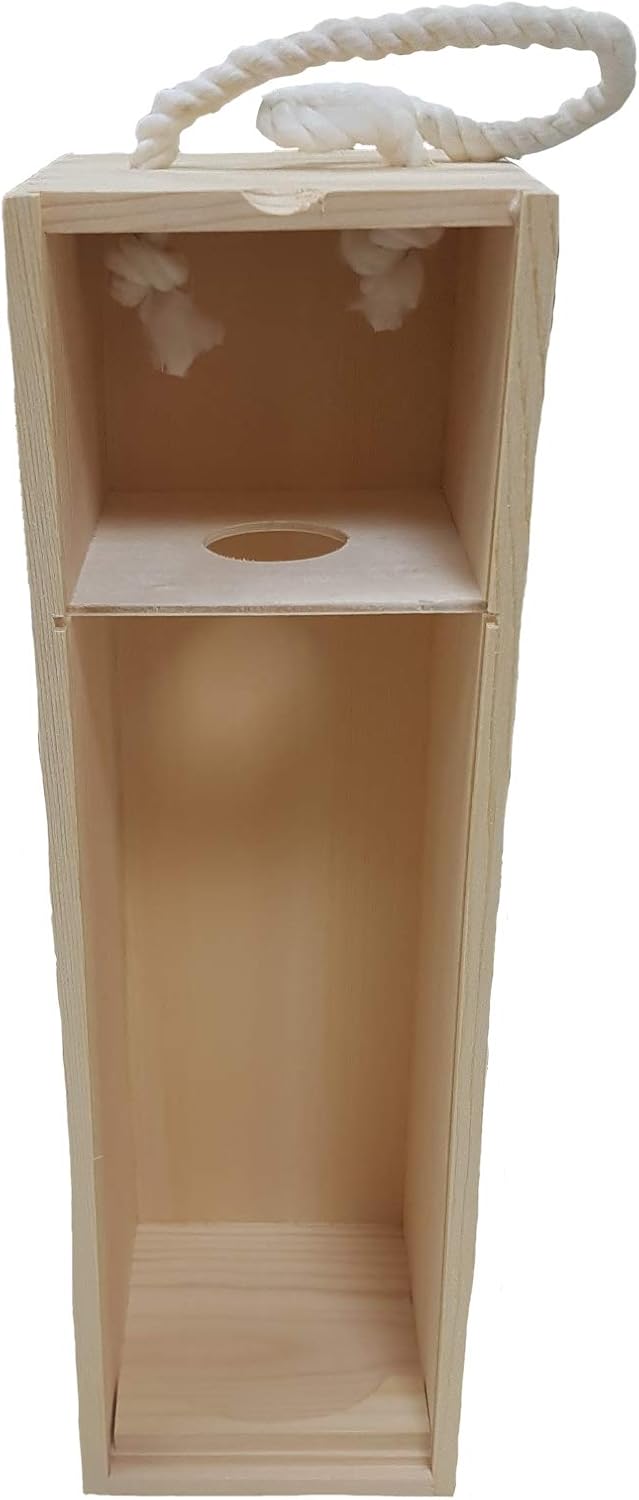 Scatola Porta Bottiglia in Legno Personalizzabile con Foto o Frasi – Idea Regalo PS 00043 PRS