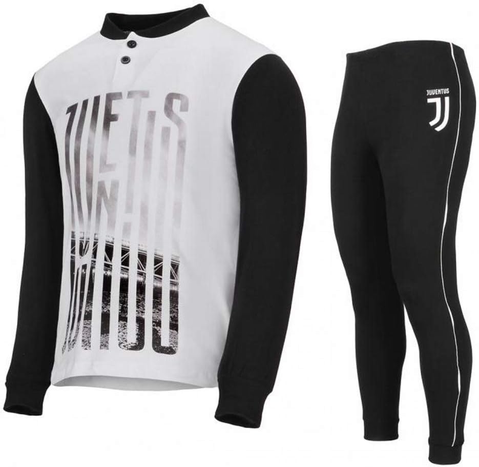 Pigiama Juventus Ragazzo Serafino Mezza Stagione – Personalizzabile – PS 30101
