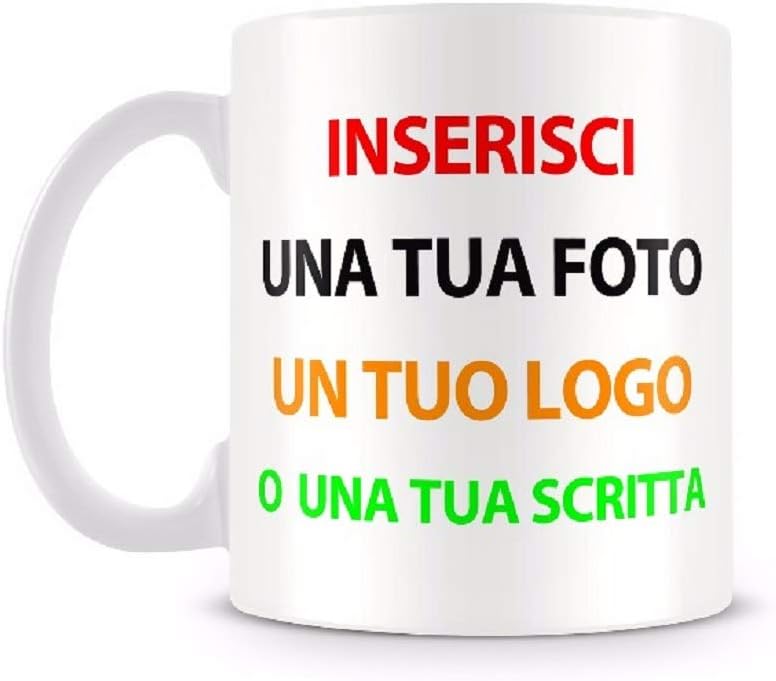 Tazza in Ceramica Personalizzabile – Foto e Dediche – Idea Regalo – PS 09370