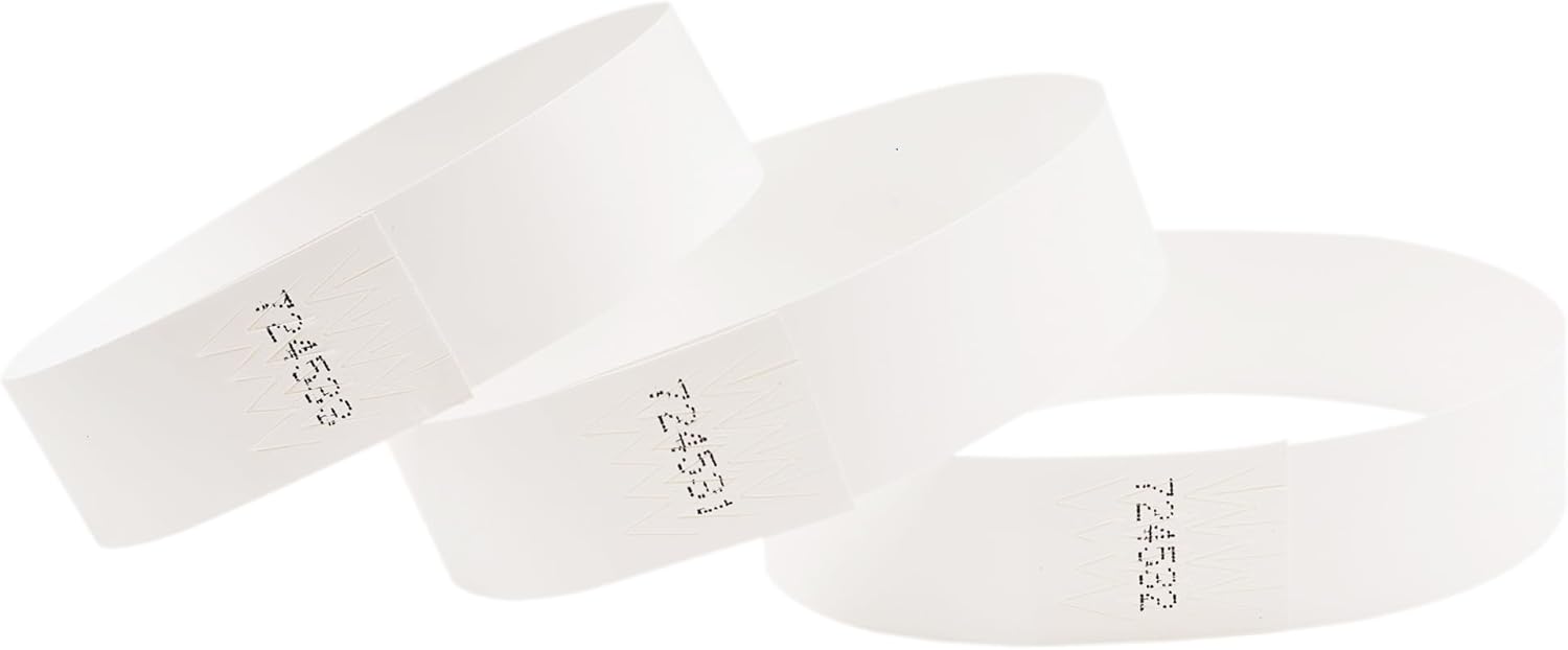 Braccialetti per Eventi Numerati – Confezione da 100 Pezzi PS 13400