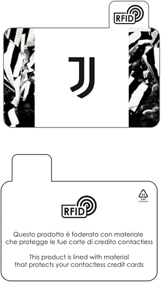 Portafoglio Juventus JJ in Vera Pelle – Prodotto Ufficiale Juventus FC Cod. PS 30359