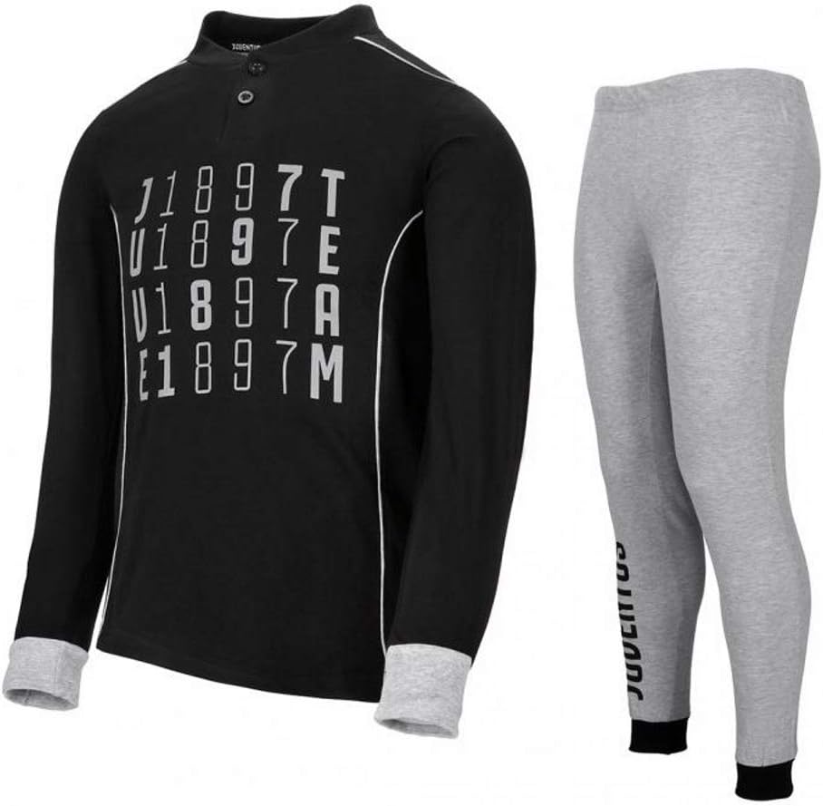 Pigiama Juventus Ragazzo Serafino Mezza Stagione – Personalizzabile – PS 30101