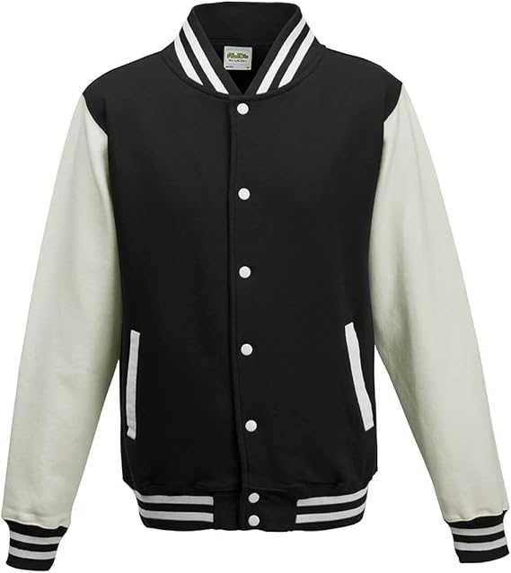 Felpa Baseball Varsity Junior Jacket Giacca College Personalizzabile Con Iniziali PS 36017 PRS