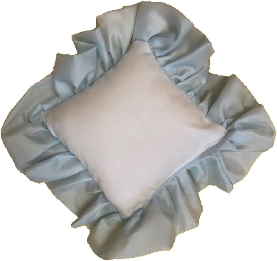 Cuscino Lusso con Volant Personalizzabile – Ideale come Fiocco Nascita – Cod. 40461 PRS