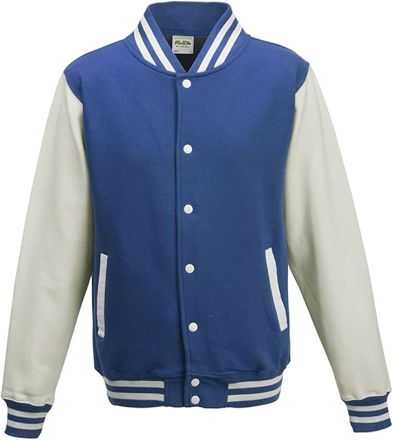 Felpa Baseball Varsity Junior Jacket Giacca College Personalizzabile Con Iniziali PS 36017 PRS