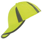 Cappello Alta Visibilita' con Bande Riflettenti Cappellino con Visiera Personalizzabile con Stampa o Ricamo PS 05320