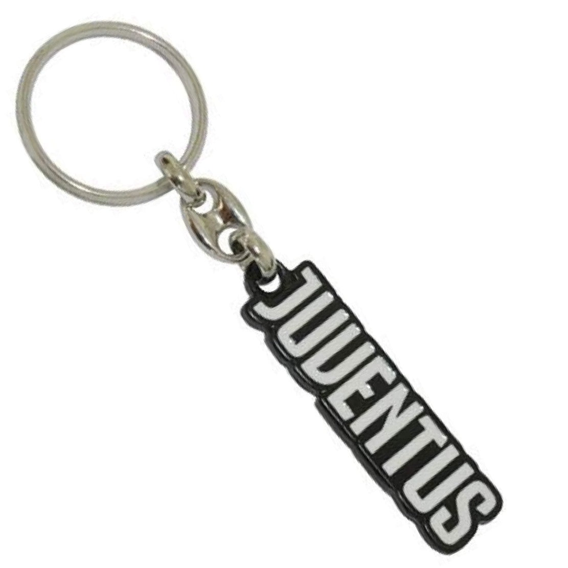 Portachiavi Scritta Juventus in Metallo – Accessorio Ufficiale Juve – PS 17322
