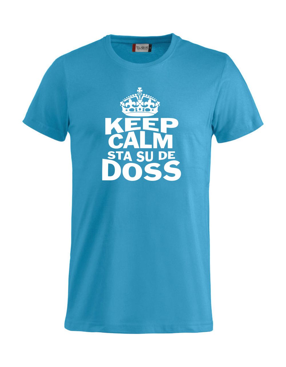 T-Shirt “Keep Calm Sta Su De Doss” Uomo e Bambino – Maglietta Simpatica con Stampa – PS 27431-A010