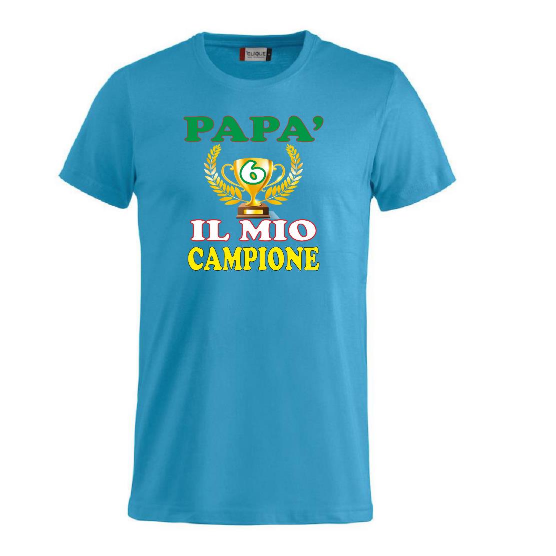 T-Shirt Unisex “Papà sei il mio campione” – Festa del papà – PS 27431-A083