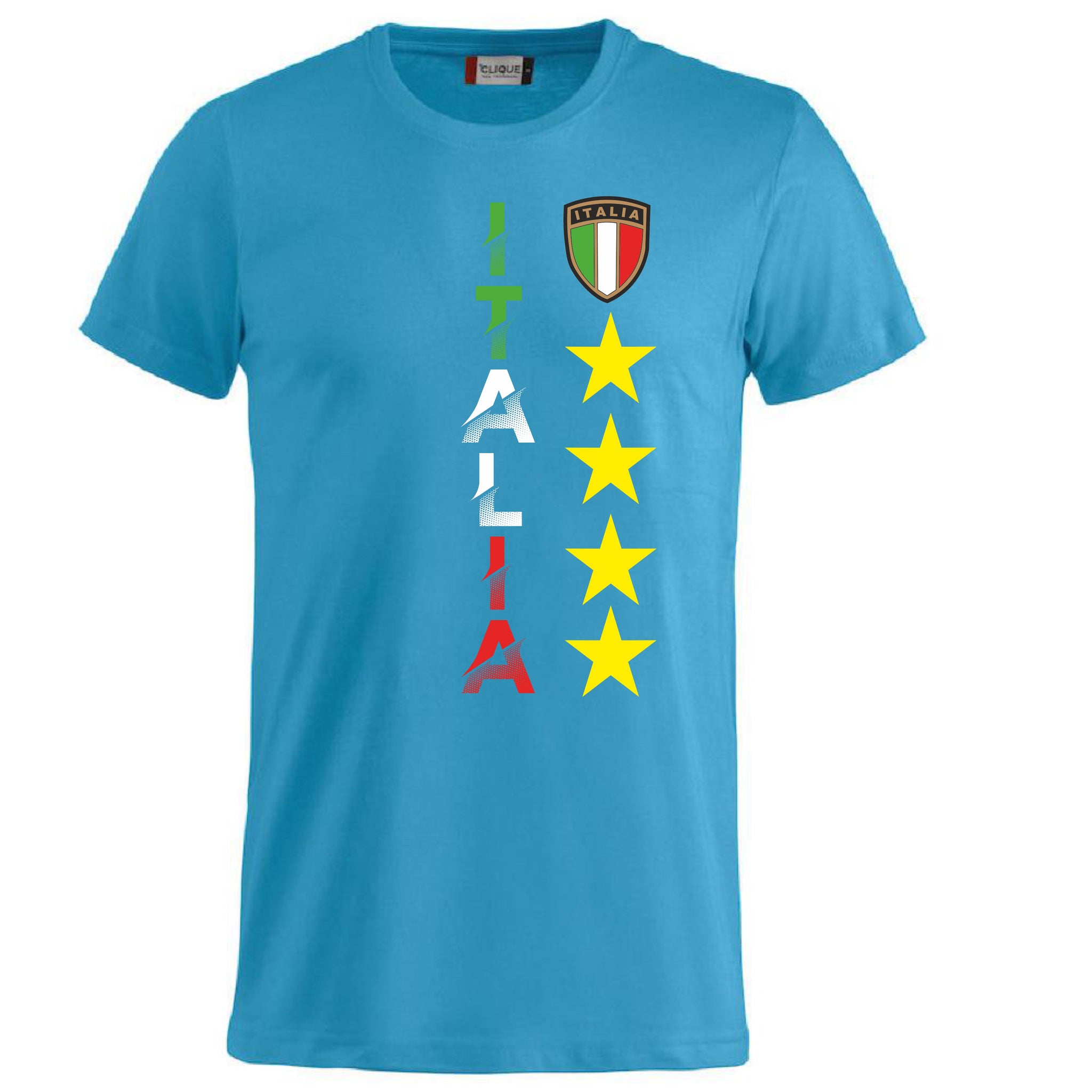 T-Shirt Italia Personalizzabile con Nome e Numero – Cotone  PS 27431-A097