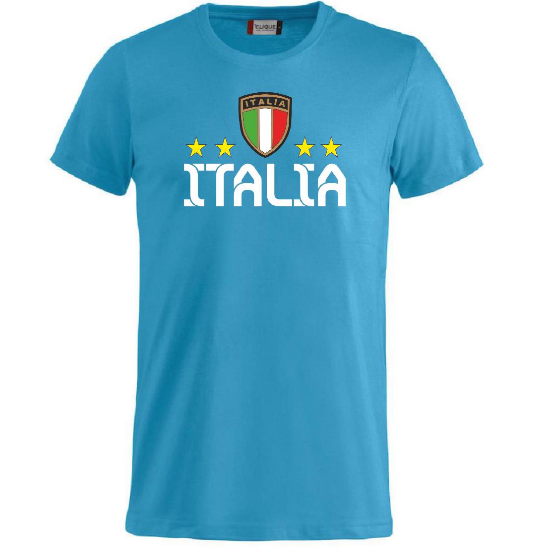 T-Shirt Italia Personalizzabile con Nome e Numero – Cotone  PS 27431-A096
