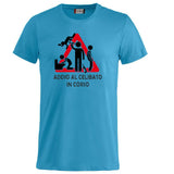 T-Shirt Addio al Celibato In Corso , Dietro  “Attenzione Ubriachi” – Maglietta Divertente con Doppia Stampa Fronte/Retro – PS 27431 - A071