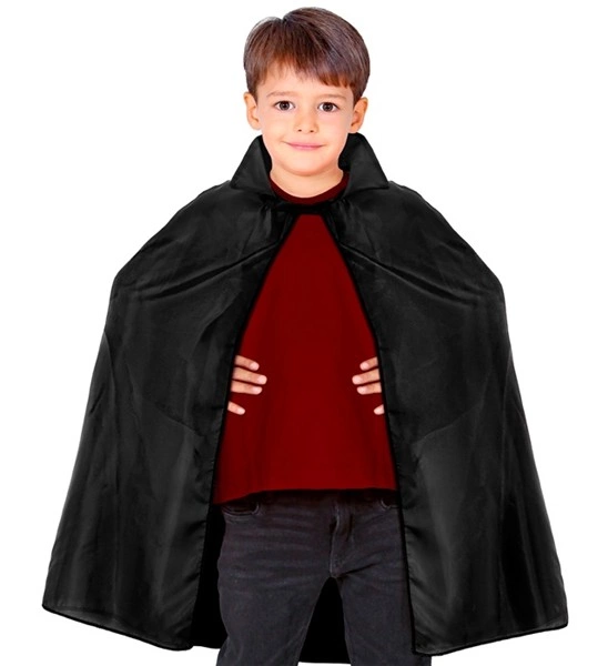 Mantello Nero Bambino 100 cm – Halloween / Carnevale – PS 17119