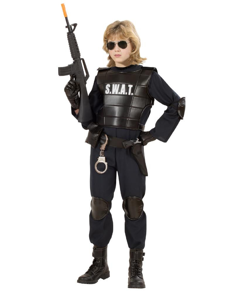 Costume di Carnevale SWAT – Travestimento Polizia Corpi Speciali – PS 19818