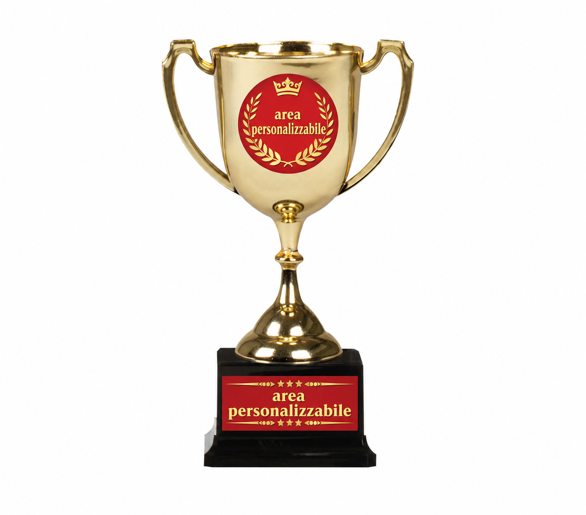 Mini Coppa in Pvc Personalizzabile doppia stampa Premio 20 cm Gadget Scherzoso – PS 33574