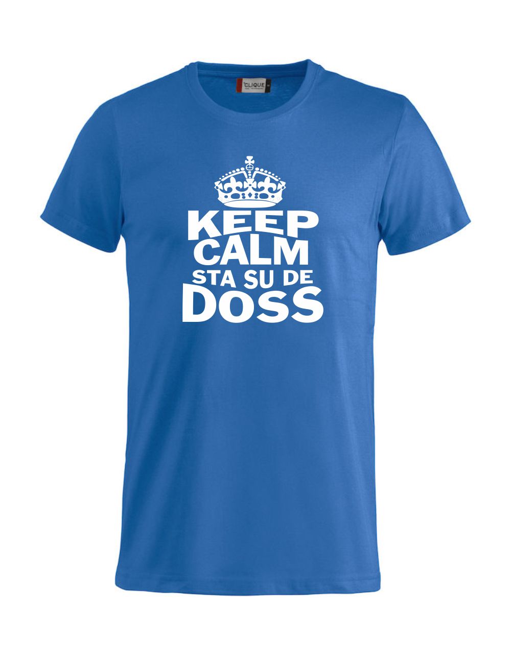 T-Shirt “Keep Calm Sta Su De Doss” Uomo e Bambino – Maglietta Simpatica con Stampa – PS 27431-A010