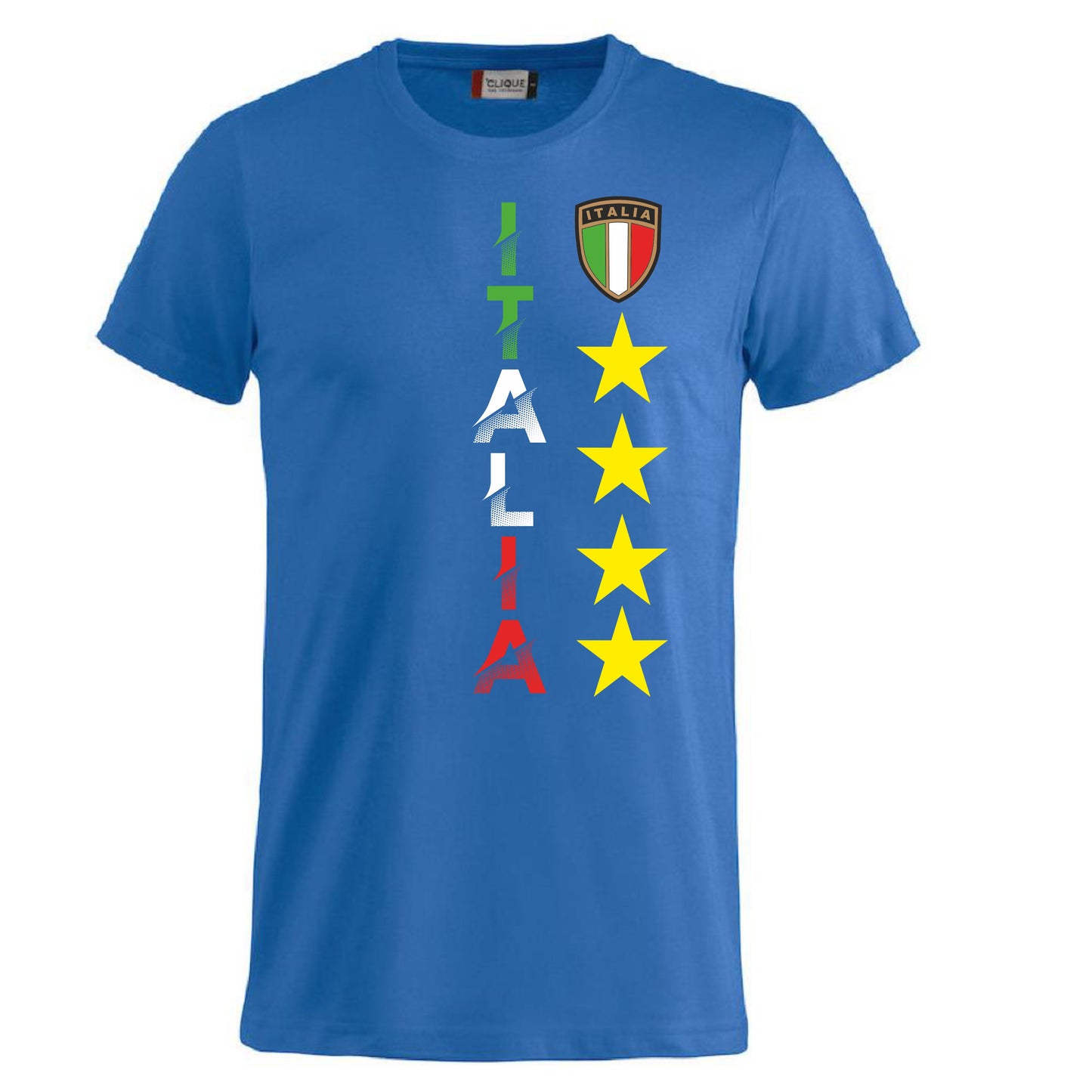 T-Shirt Italia Personalizzabile con Nome e Numero – Cotone  PS 27431-A097