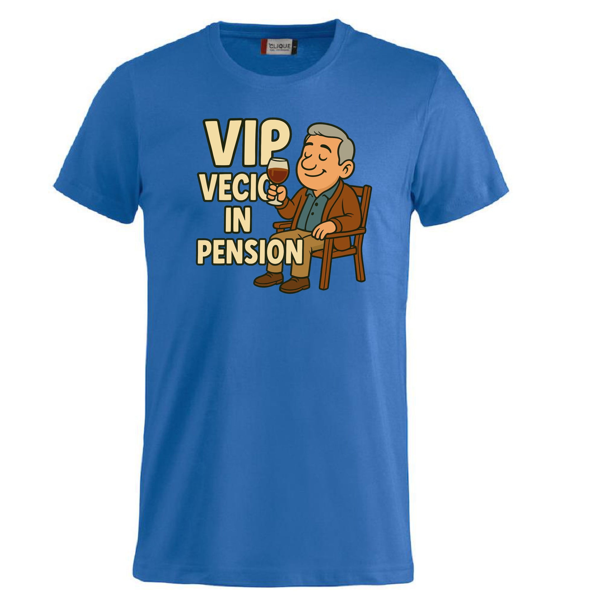 T-Shirt Personalizzabile “VIP Vecio in Pension” – Personalizzabile con Nome – PS 27431-A132
