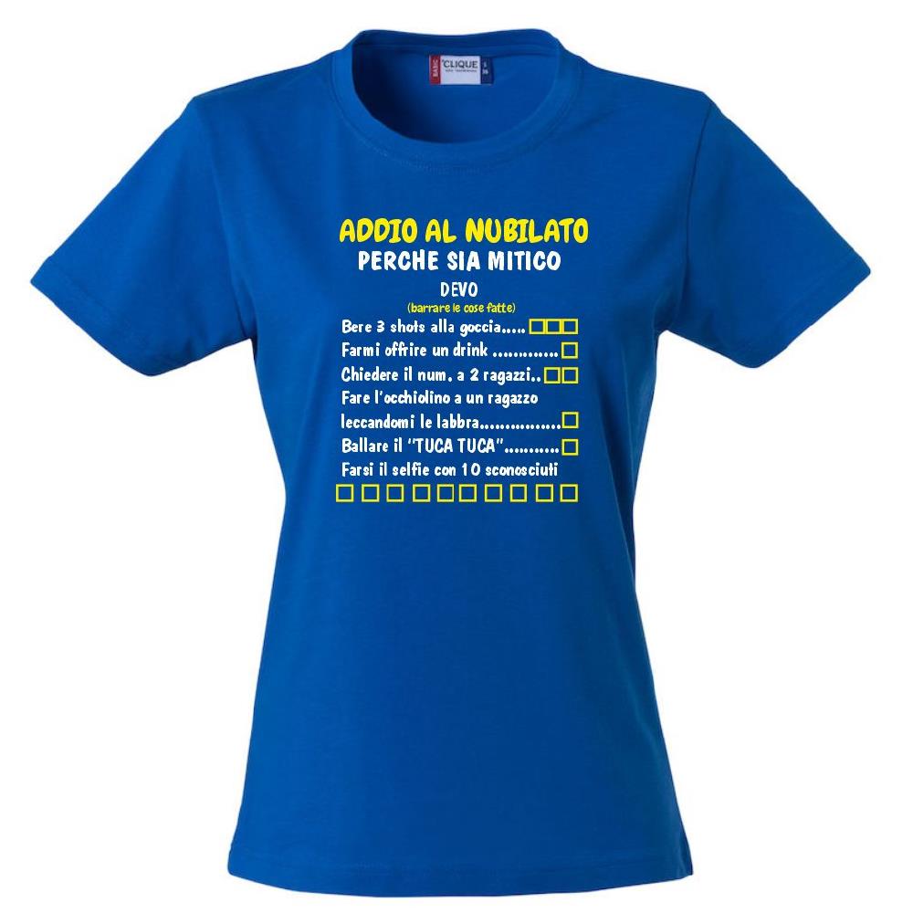 T-Shirt Addio al Nubilato “Cose da Fare Prima di Sposarsi” – PS 28870-017