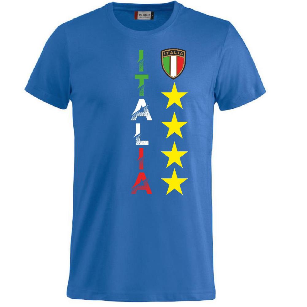 T-Shirt Italia Personalizzabile con Nome e Numero – Cotone  PS 27431-A097