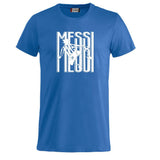 T-shirt Messi 10 Tifosi Calcio Argentina 100% Cotone Personalizzabile Con Nome e Numero PS 27431-A034