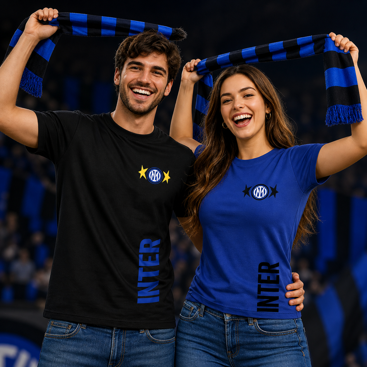 Maglia / T-Shirt FC Inter 2 Stelle – Prodotto Ufficiale FC Internazionale Milano Cod. PS 46657-BS