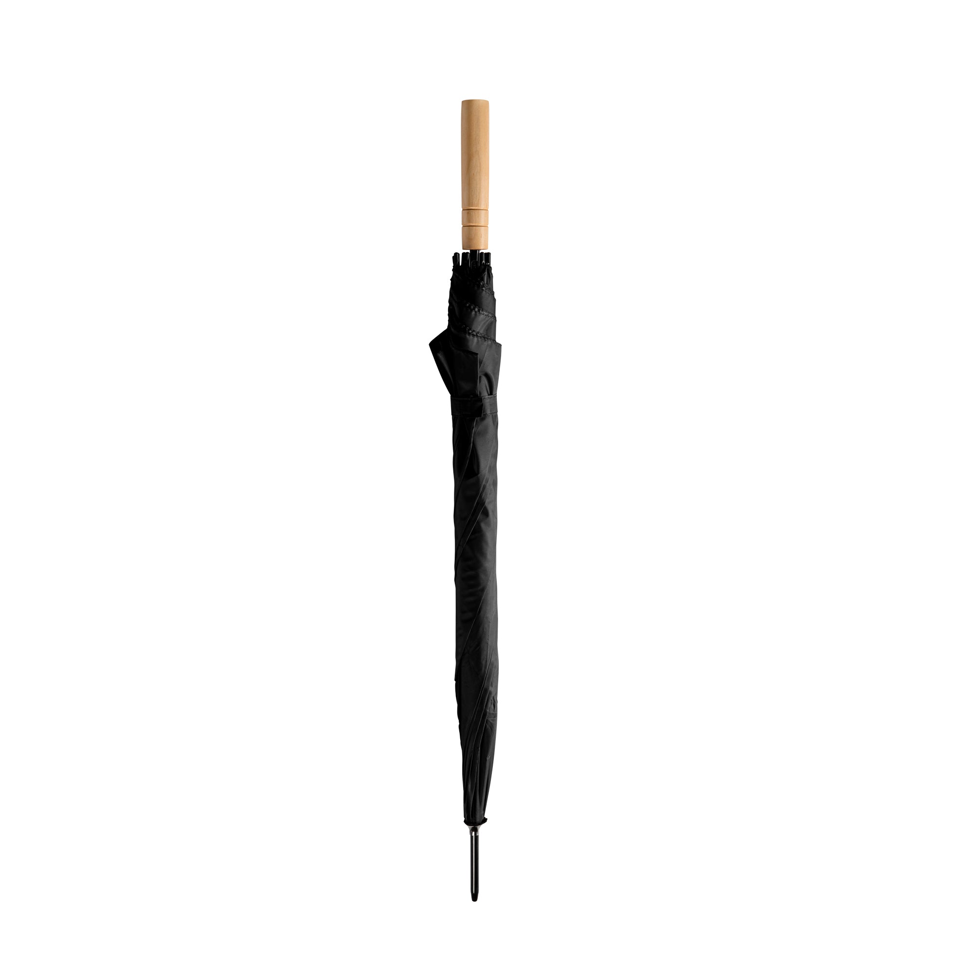 Ombrello Personalizzabile con Loghi – Manico in Legno – Apertura Automatica – PS 12652