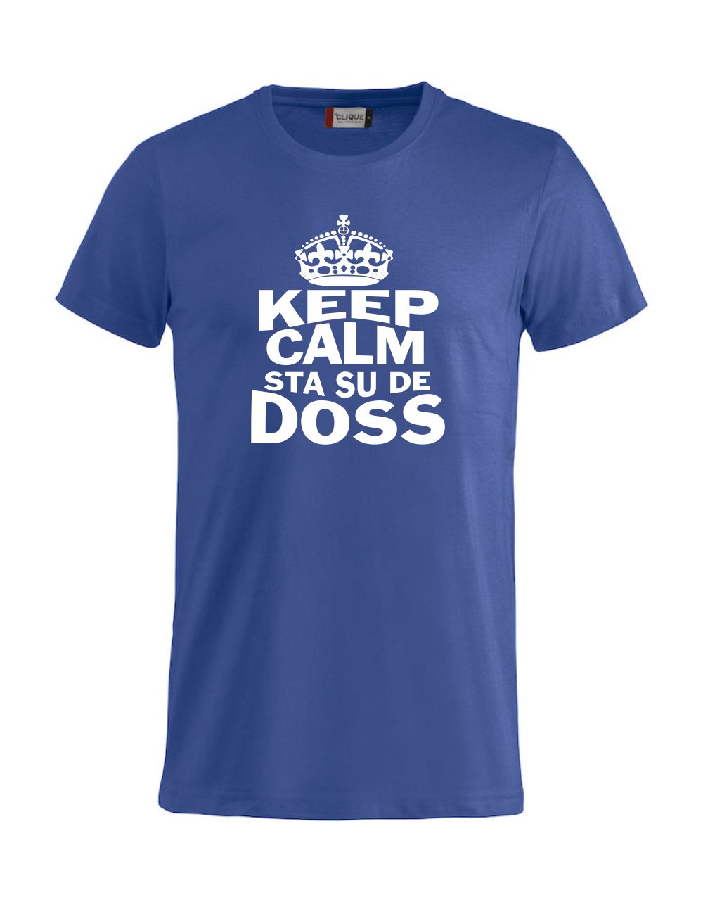 T-Shirt “Keep Calm Sta Su De Doss” Uomo e Bambino – Maglietta Simpatica con Stampa – PS 27431-A010