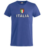 T-Shirt Italia Personalizzabile con Nome e Numero – Cotone – Bambino e Uomo – PS 27431