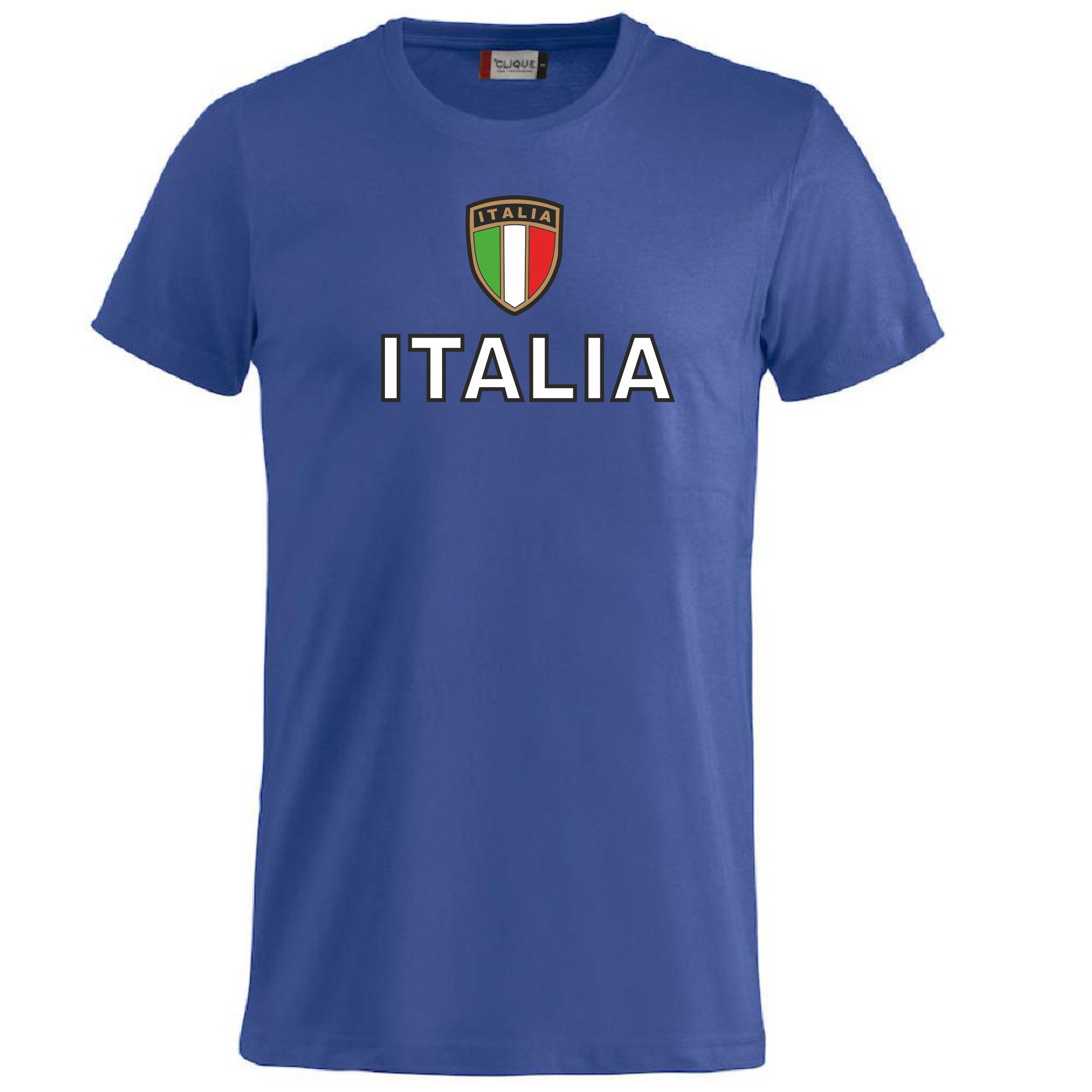 T-Shirt Italia Personalizzabile con Nome e Numero – Cotone – Bambino e Uomo – PS 27431