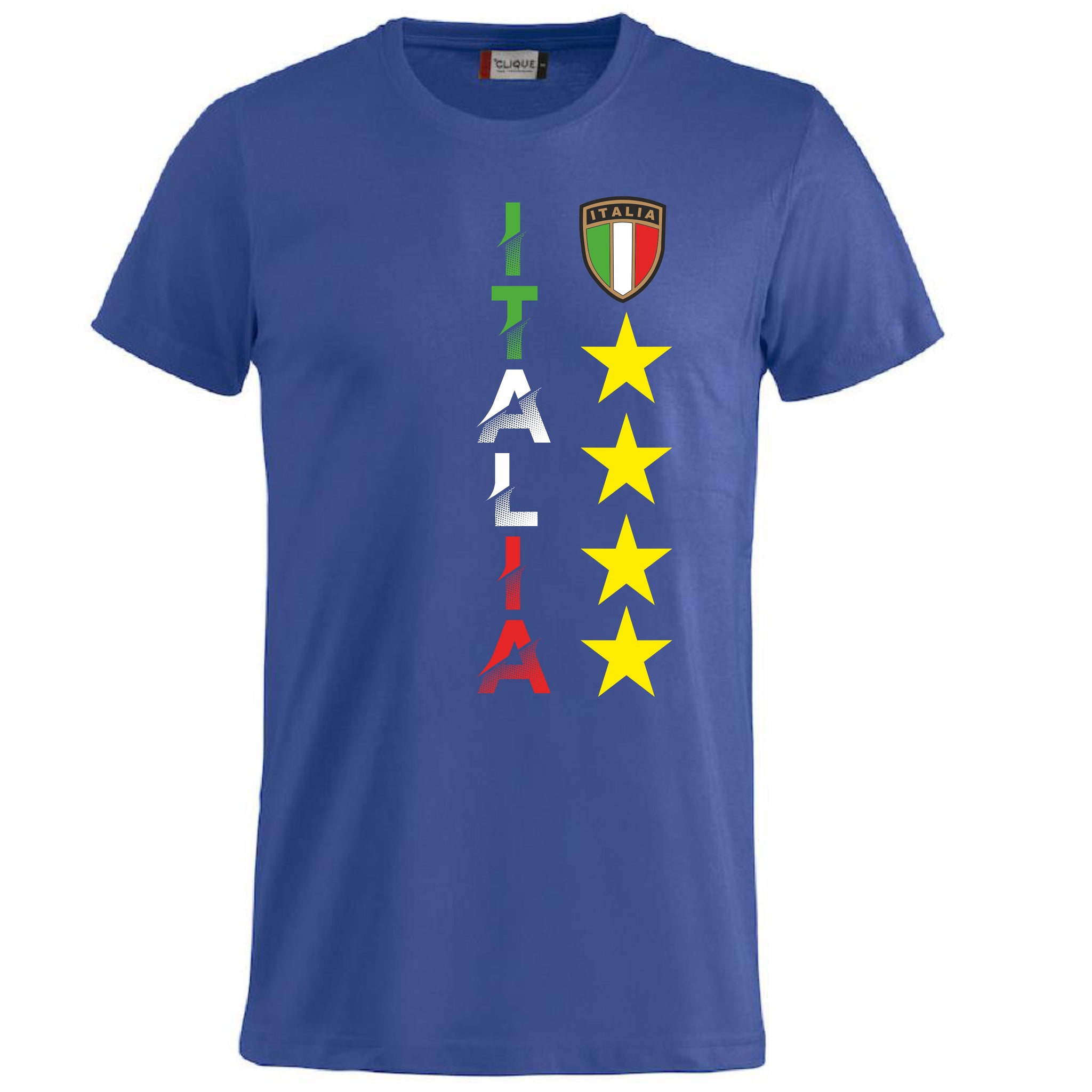 T-Shirt Italia Personalizzabile con Nome e Numero – Cotone  PS 27431-A097
