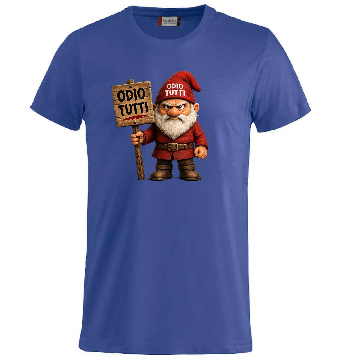 T-Shirt Uomo Simpatica Odio Tutti – Personalizzabile con Nome – PS 27431-A-155