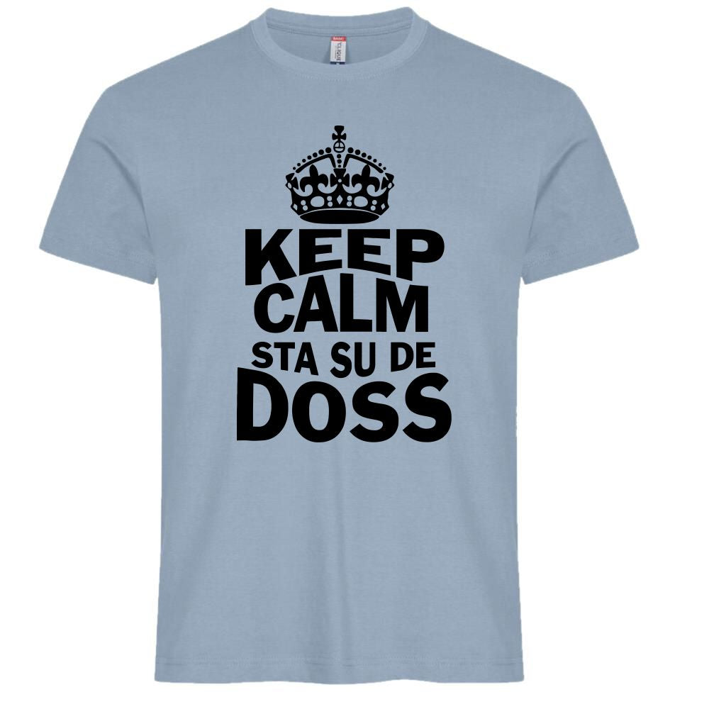T-Shirt “Keep Calm Sta Su De Doss” Uomo e Bambino – Maglietta Simpatica con Stampa – PS 27431-A010