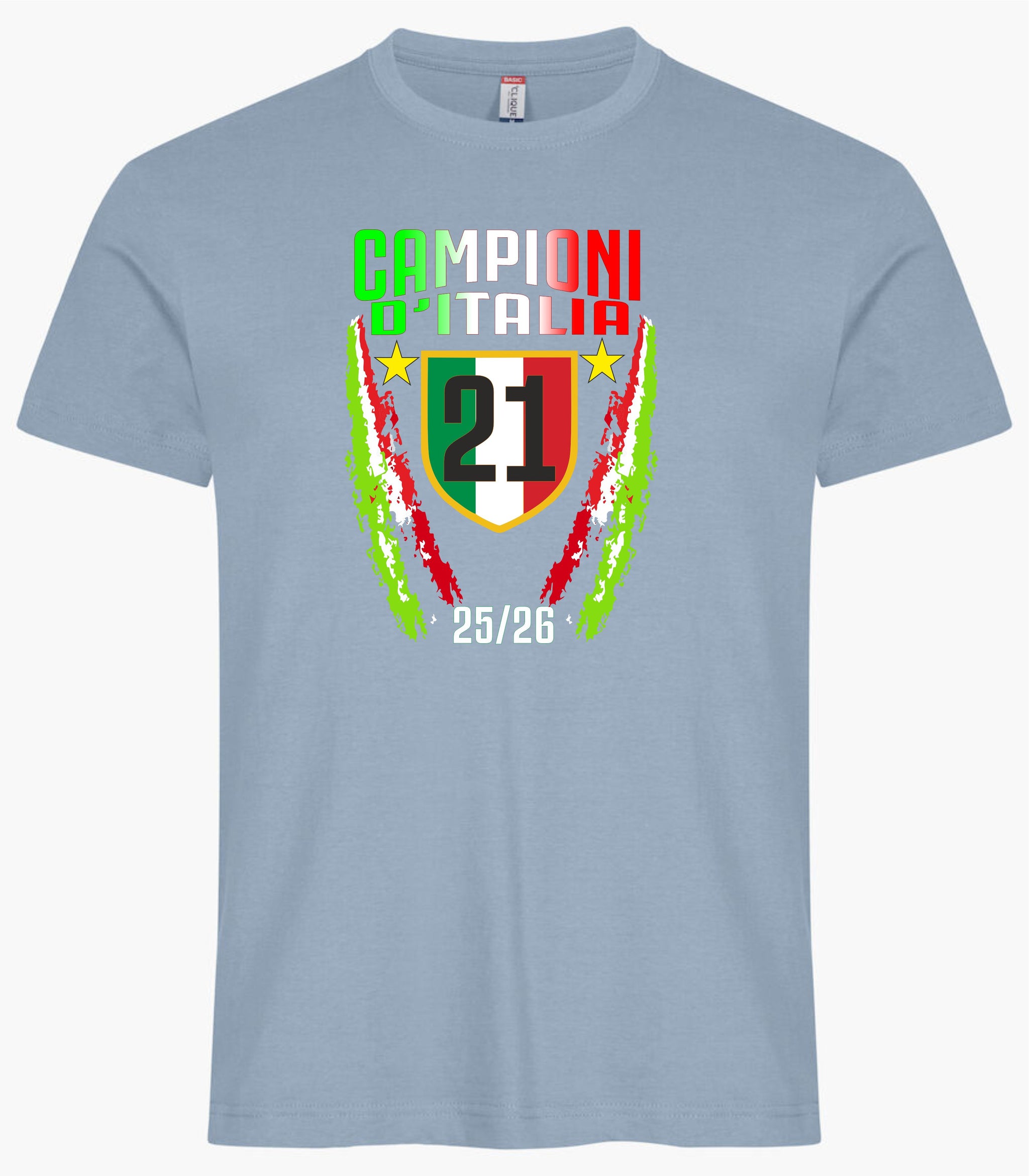 T-Shirt Inter Campione d’Italia 2025/2026 – Seconda Stella 21 Scudetti – PS 27431-A040 INT