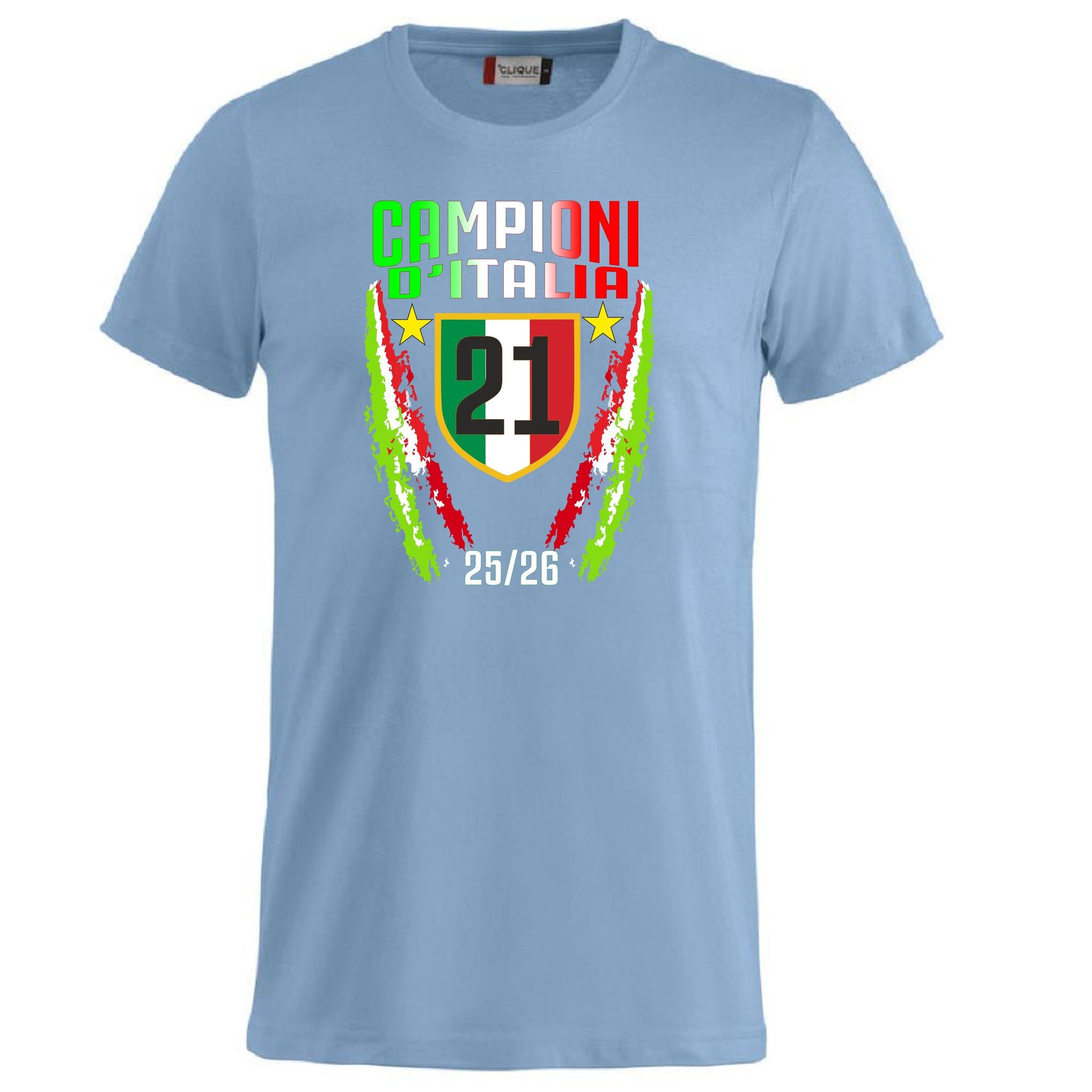 T-Shirt Inter Campione d’Italia 2025/2026 – Seconda Stella 21 Scudetti – PS 27431-A040 INT