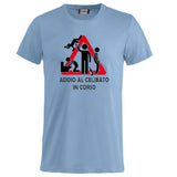 T-Shirt Addio al Celibato In Corso , Dietro  “Attenzione Ubriachi” – Maglietta Divertente con Doppia Stampa Fronte/Retro – PS 27431 - A071