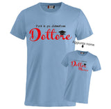 T-Shirt Laurea "Chiamatemi Dottore" Personalizzabile  – Idea regalo – PS 27431-A-150