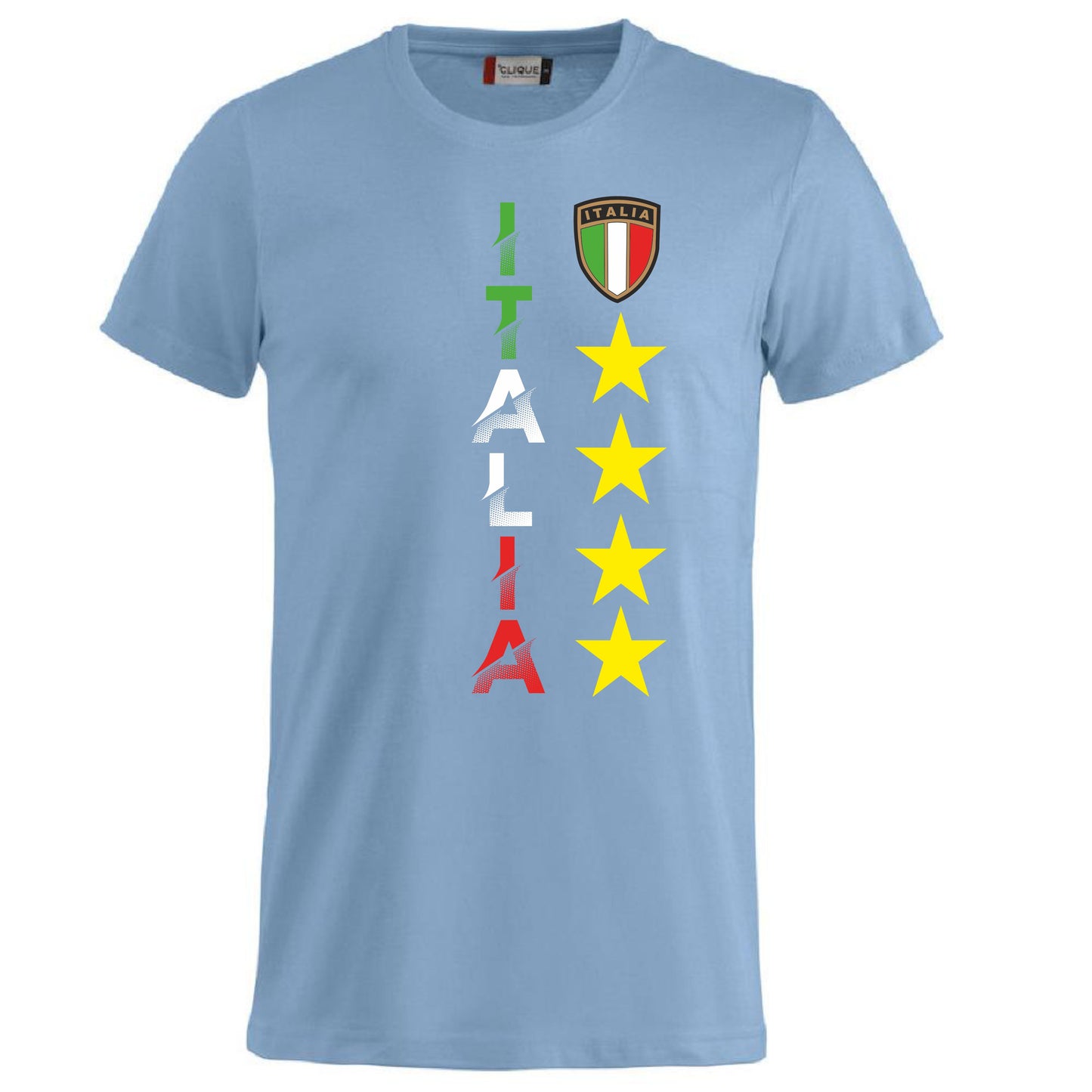 T-Shirt Italia Personalizzabile con Nome e Numero – Cotone  PS 27431-A097