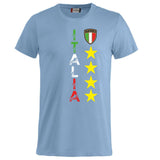 T-Shirt Italia Personalizzabile con Nome e Numero – Cotone  PS 27431-A097