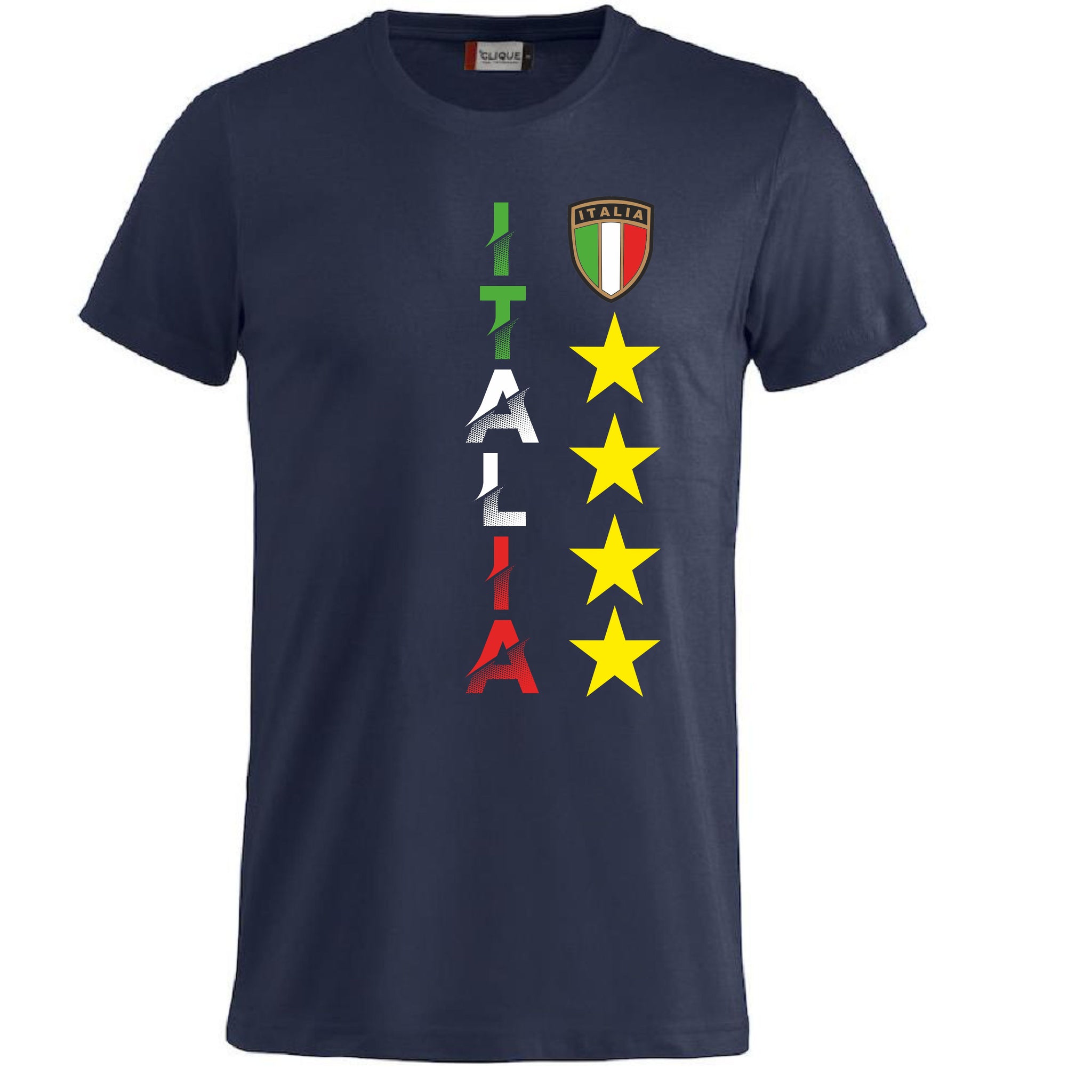 T-Shirt Italia Personalizzabile con Nome e Numero – Cotone  PS 27431-A097