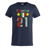 T-Shirt Calcio Inter Campioni d’Italia 25/26 – Seconda Stella 21 Scudetti – PS 27431-INT-05