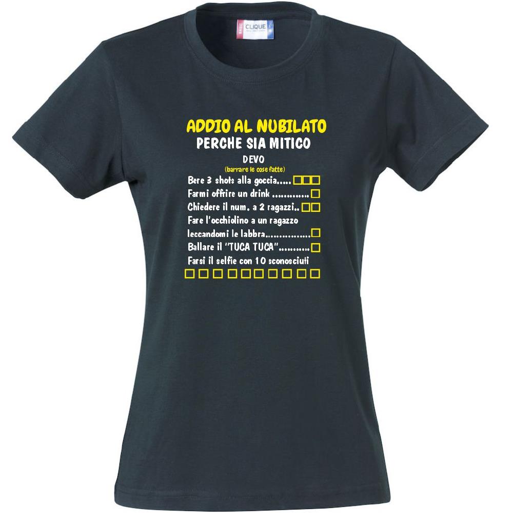 T-Shirt Addio al Nubilato “Cose da Fare Prima di Sposarsi” – PS 28870-017
