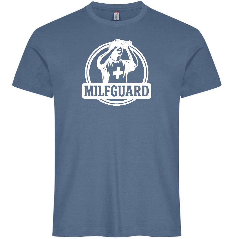 T-Shirt Milfguard – Salvataggio MILF” Maglietta Divertente da Bagnino – PS 27431-A-138