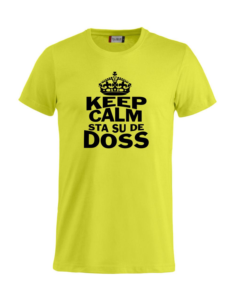 T-Shirt “Keep Calm Sta Su De Doss” Uomo e Bambino – Maglietta Simpatica con Stampa – PS 27431-A010