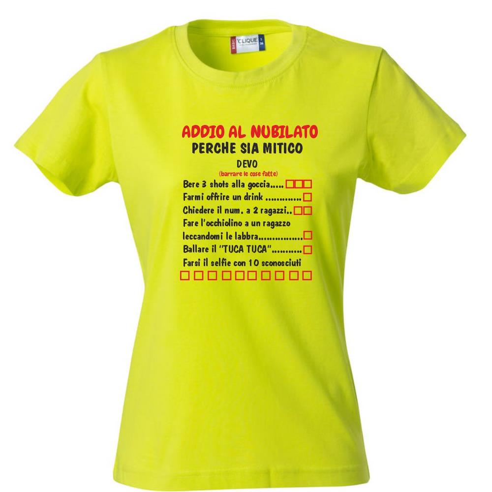T-Shirt Addio al Nubilato “Cose da Fare Prima di Sposarsi” – PS 28870-017