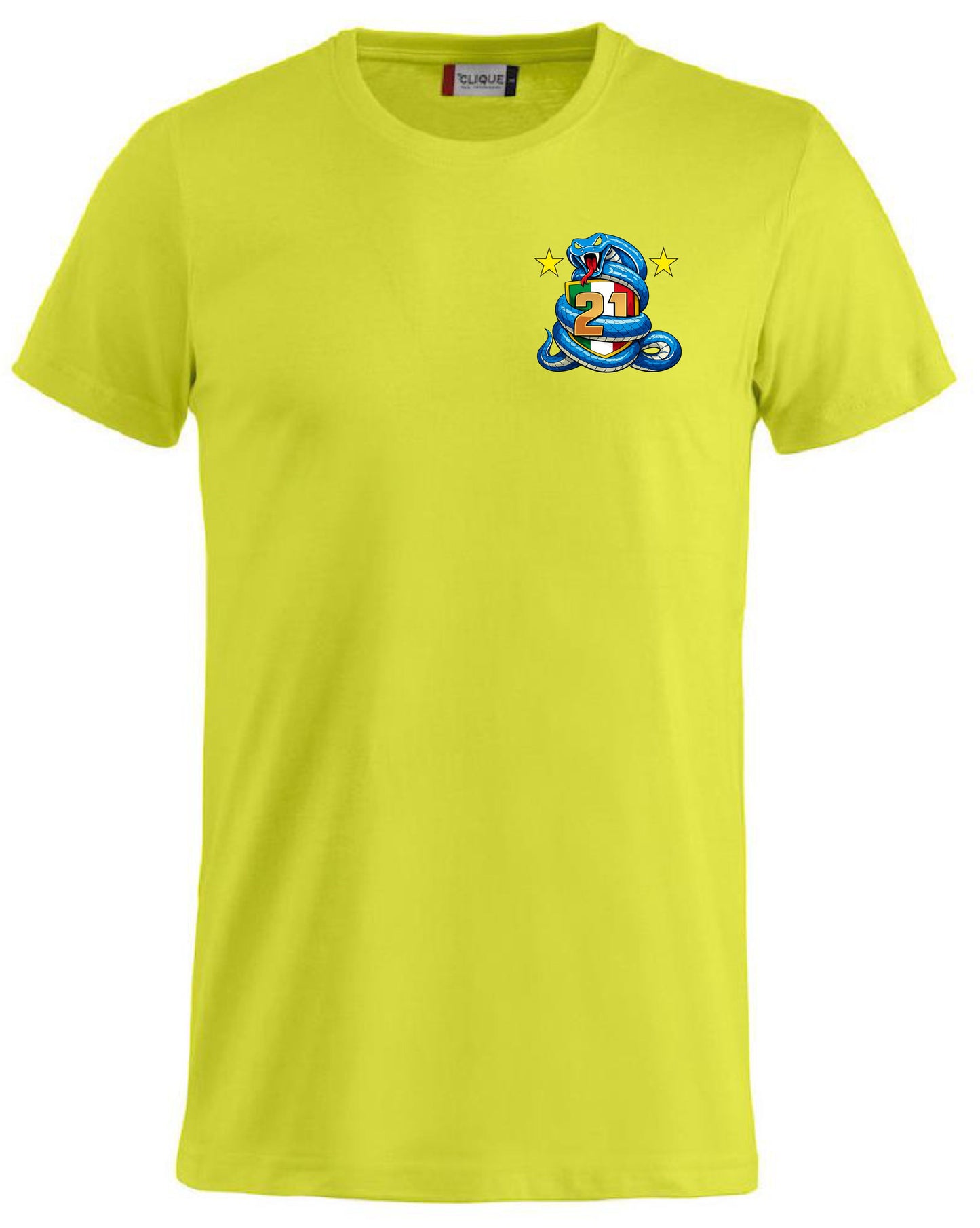 T-Shirt Neroazzurri Campioni d’Italia 2025/2026 –  21 Scudetti 100% Cotone  – PS 27431-INT-09