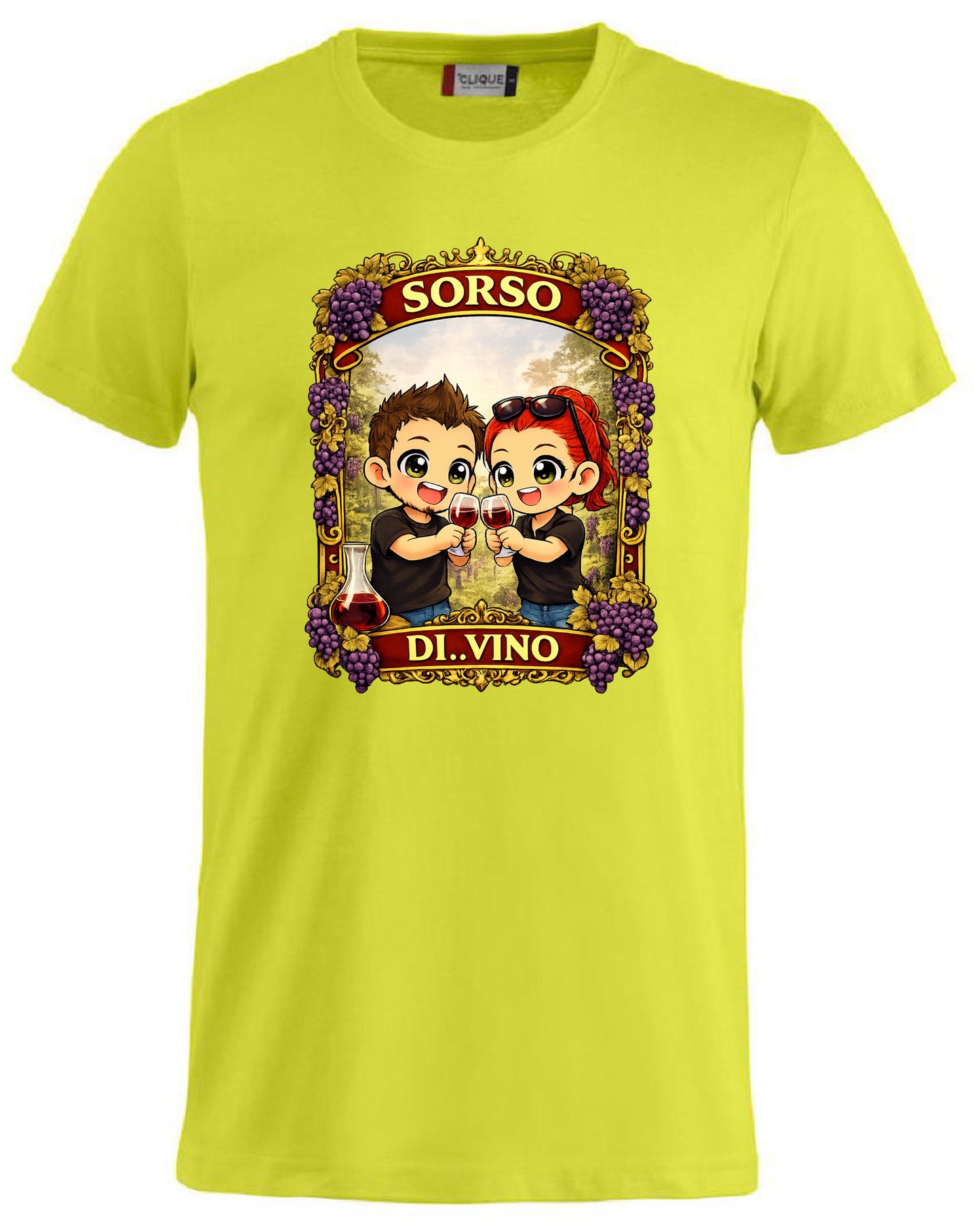 T-Shirt Divertente “Sorso di Vino” Personalizzabile con Nome – Idea Regalo per Amanti del Vino – PS 27431-A-142 PRS