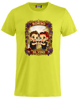 T-Shirt Divertente “Sorso di Vino” Personalizzabile con Nome – Idea Regalo per Amanti del Vino – PS 27431-A-142 PRS
